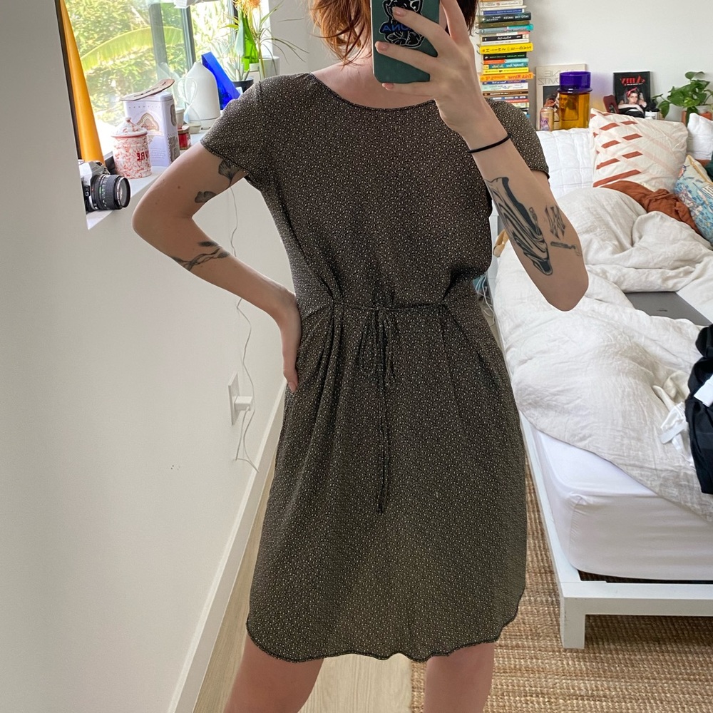 Max Studio reverse tie dress